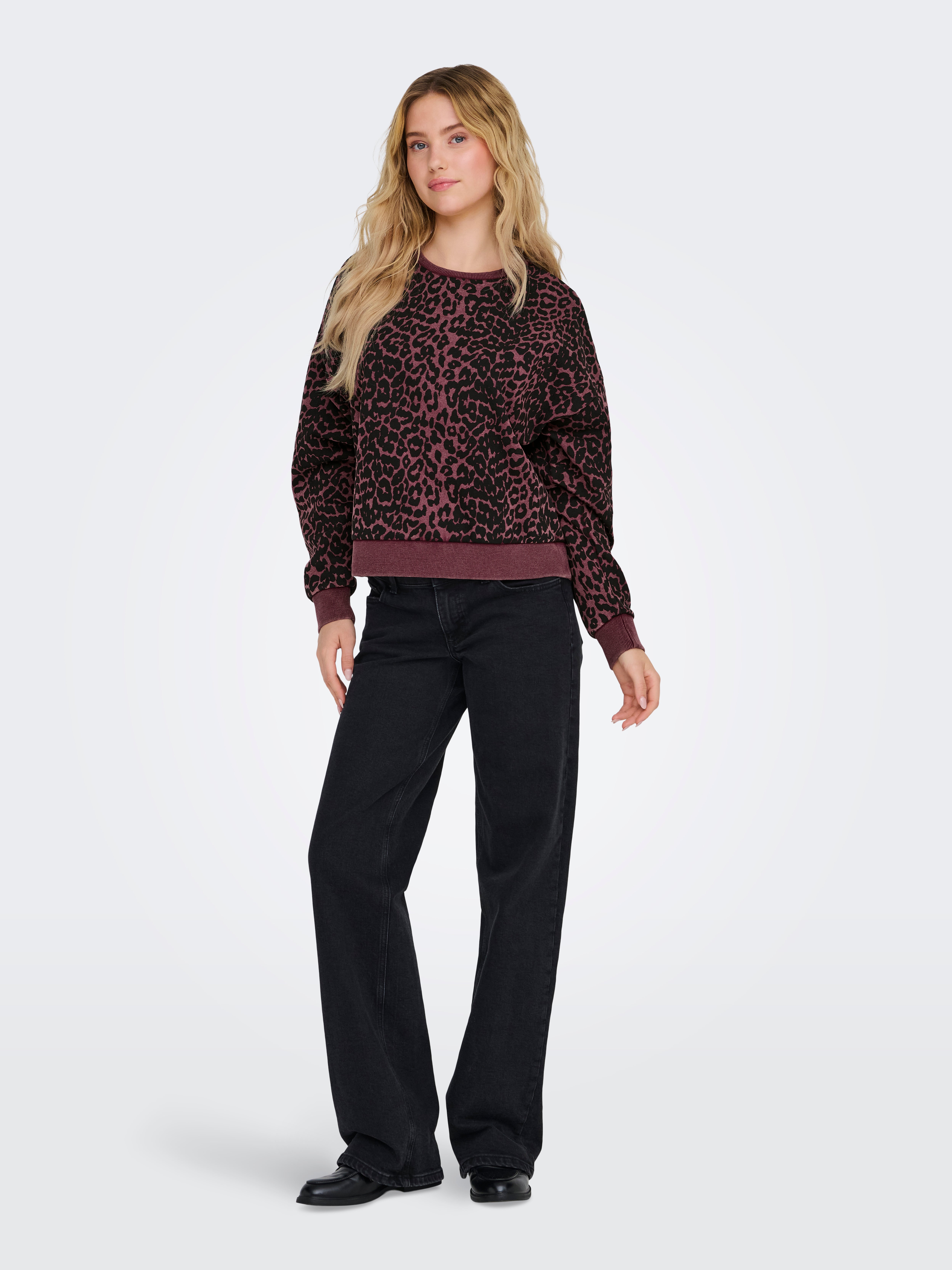 ONLVOICE Sweatshirt Burgundy