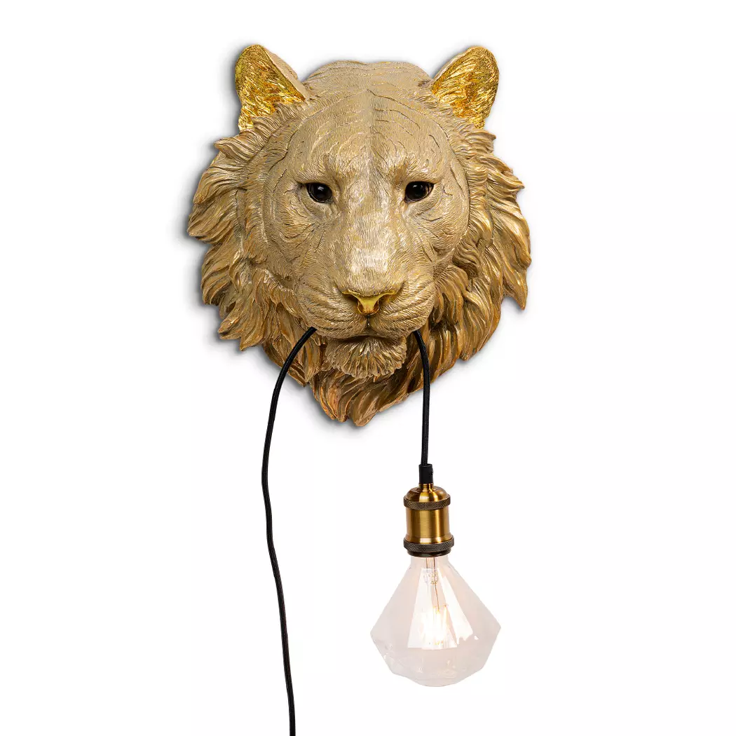 Wandleuchte Animal Tiger Head