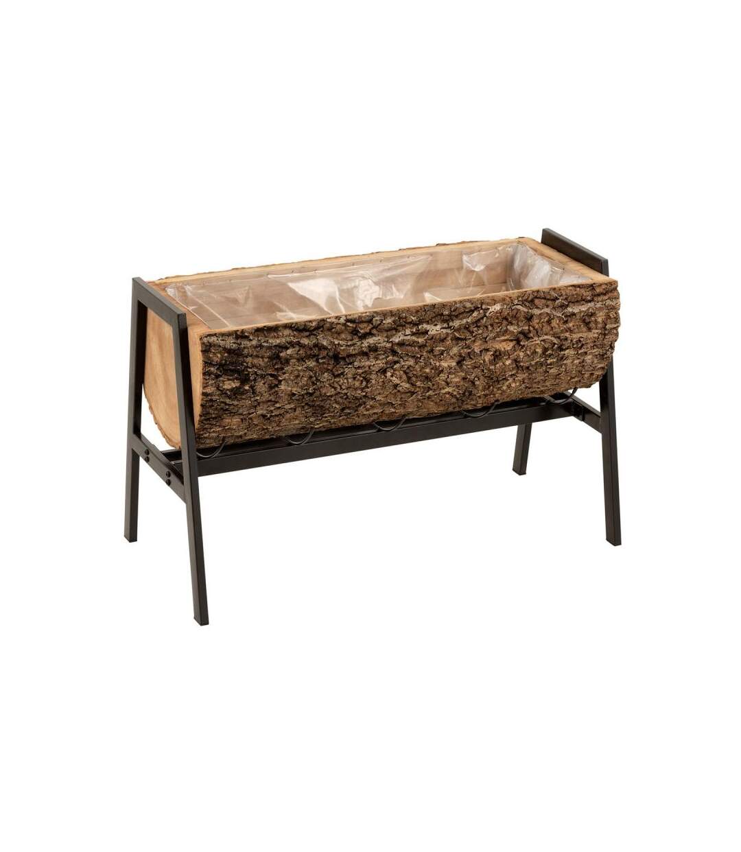 Paris Prix - Cache-pot Sur Pied tronc En Bois 78cm Naturel
