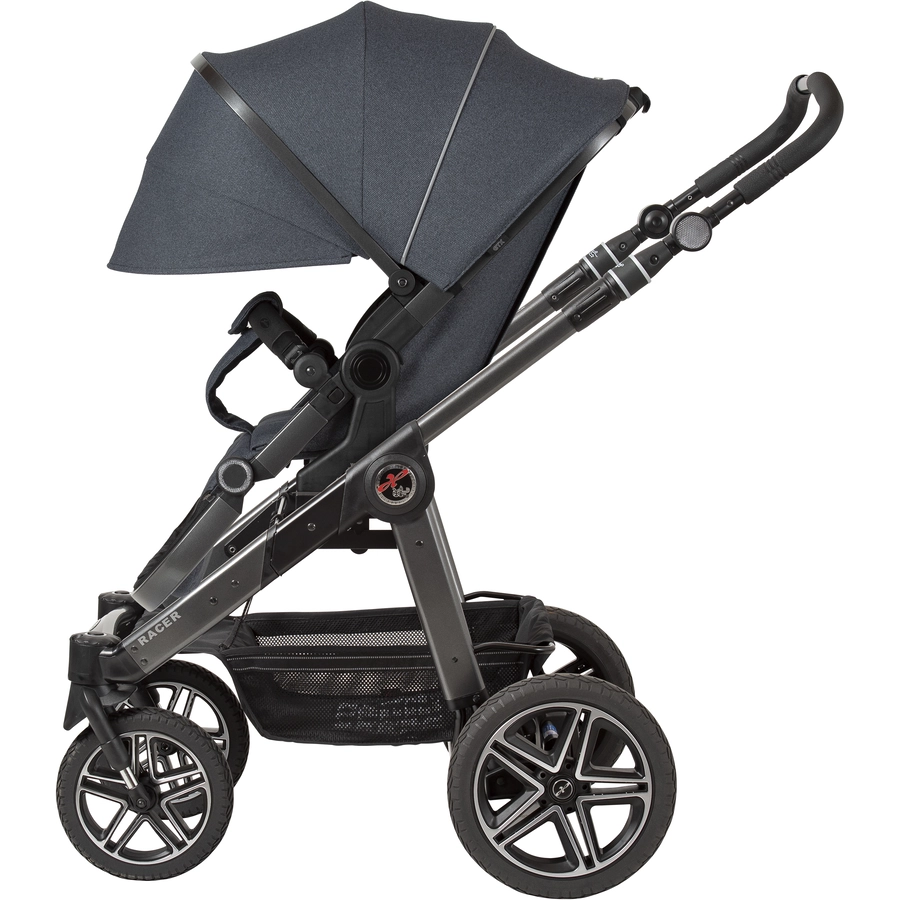 Hartan Kinderwagen Racer GTX Casual Collection bluestone (908) Gestellfarbe platin