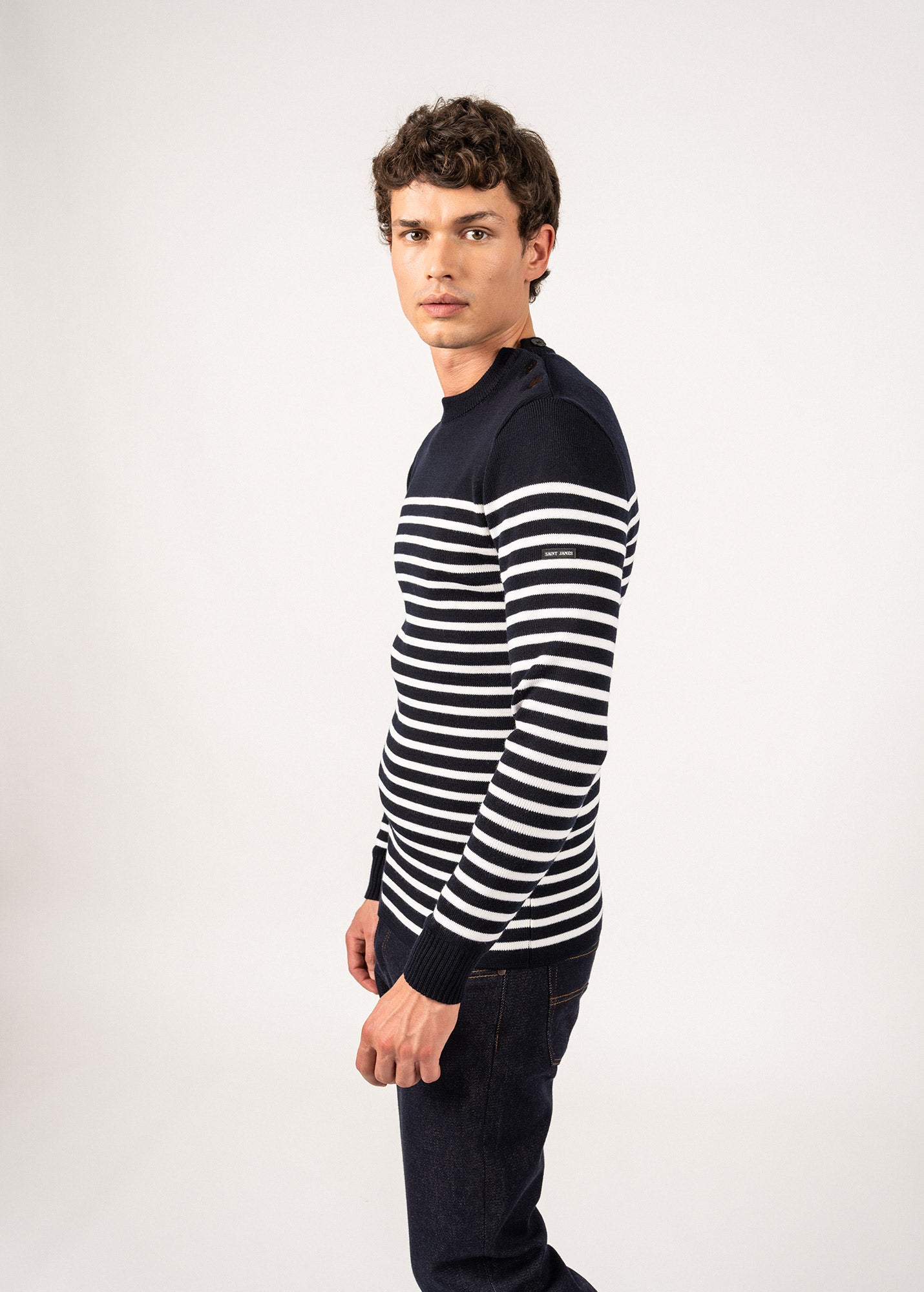 Pull marin rayé Rochefort