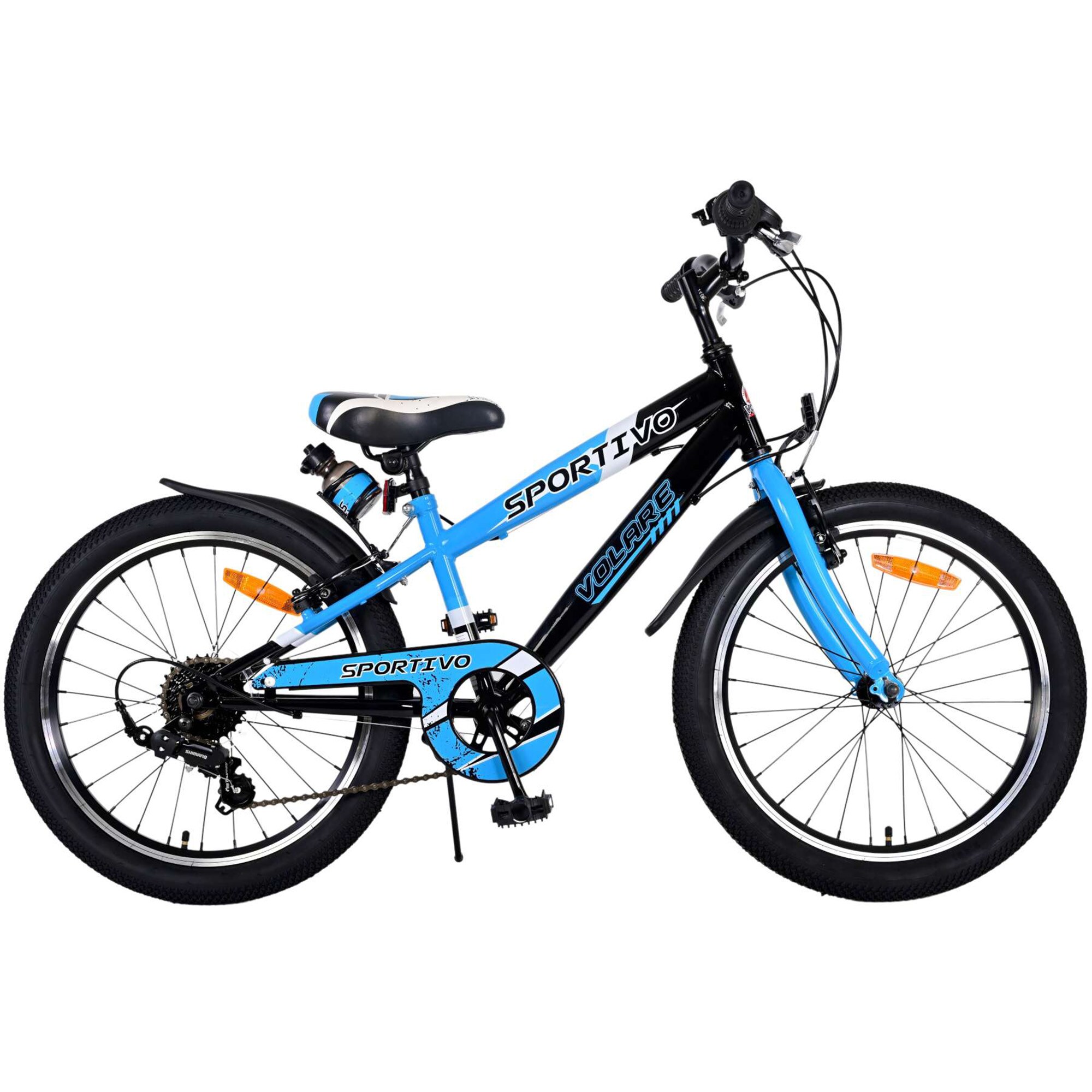 Volare Sportivo 20 Zoll 7 Gang Kinderfahrrad 20 Zoll Mädchen Jungen ab 6 - 8 Jahre
