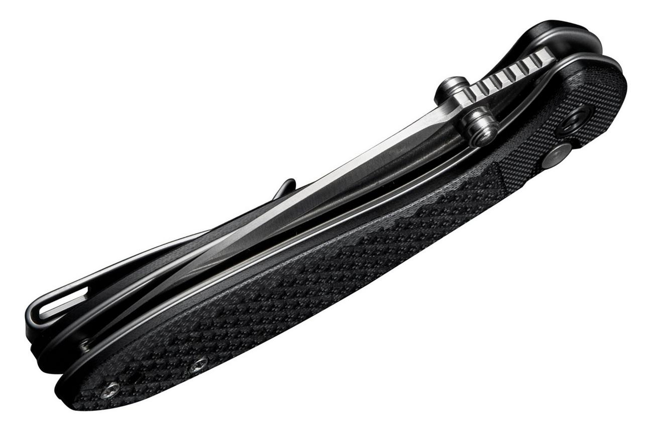 Civivi Faeger C24031-1 Satin 14C28N, Milled Black G10, zakmes