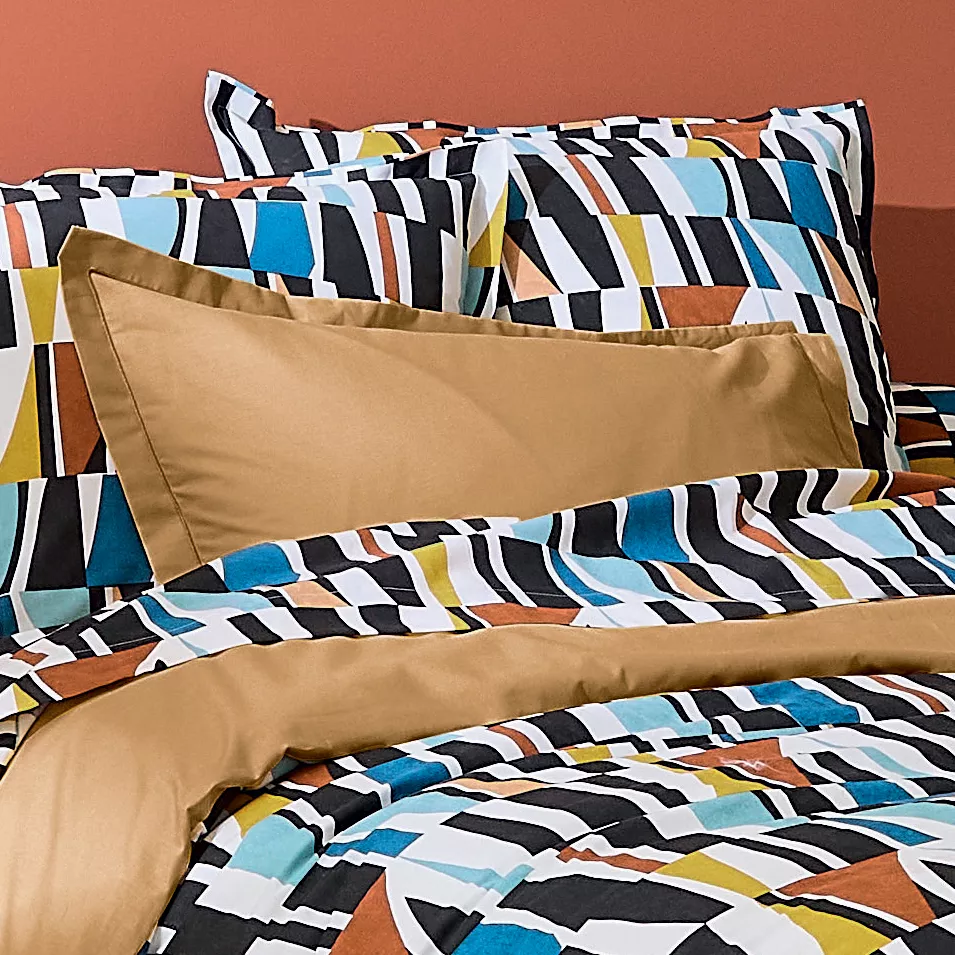 Housse de couette coton (140 x 200 cm) Pietro Multicolore
