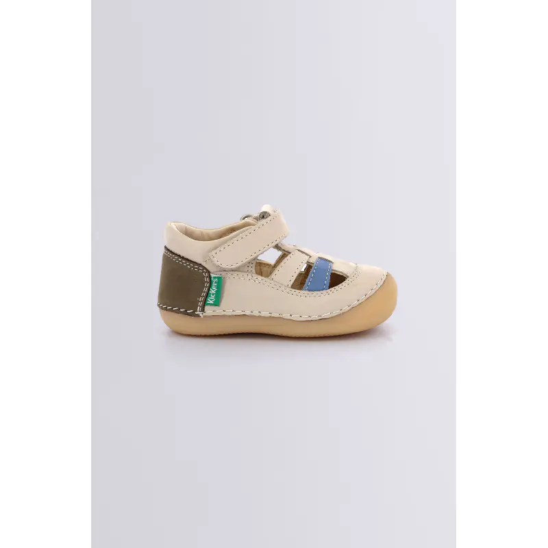 Sushy Beige kaki SALOMÉS Cuir Garçon