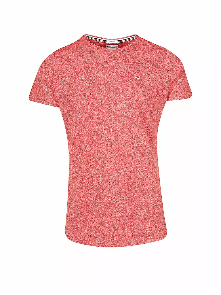 TOMMY JEANS T-Shirt Slim Fit JASPER rot