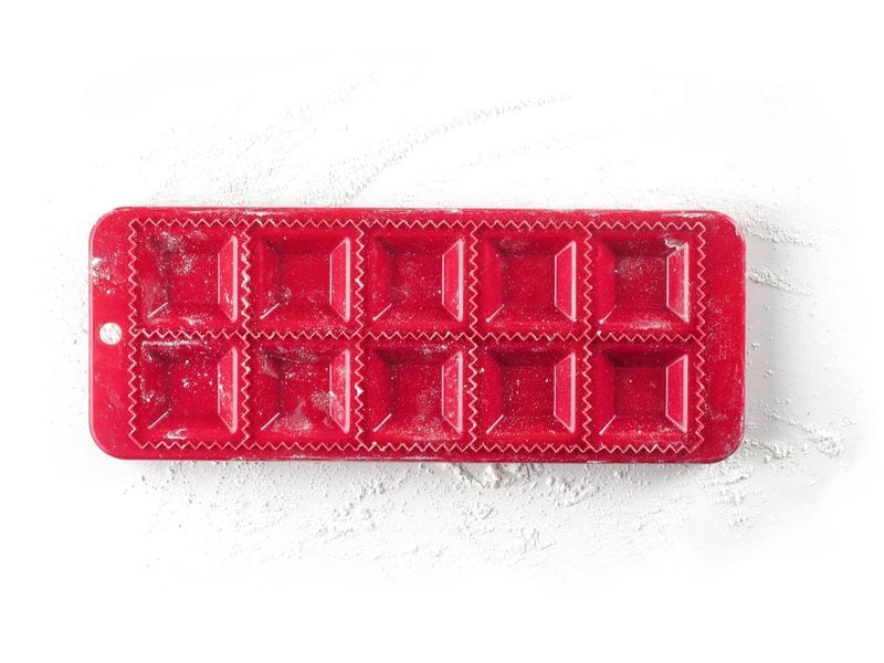 Ibili Ravioliform   Rollstab quadratisch 30 x 12 cm Eckig Ideal für hausgemachte Ravioli