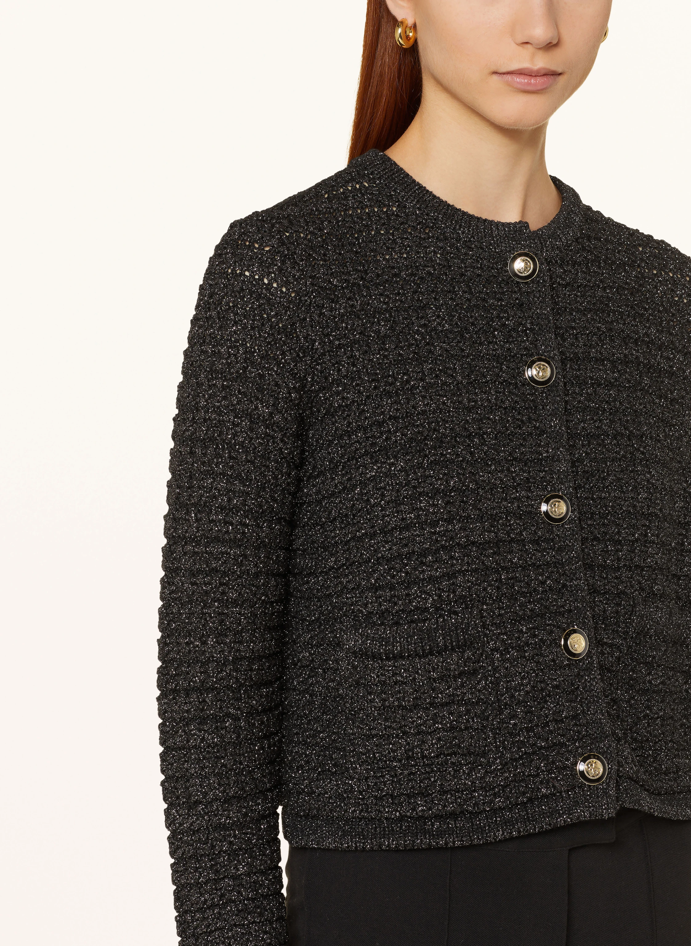 ba&sh Strickjacke GASTON mit Glitzergarn