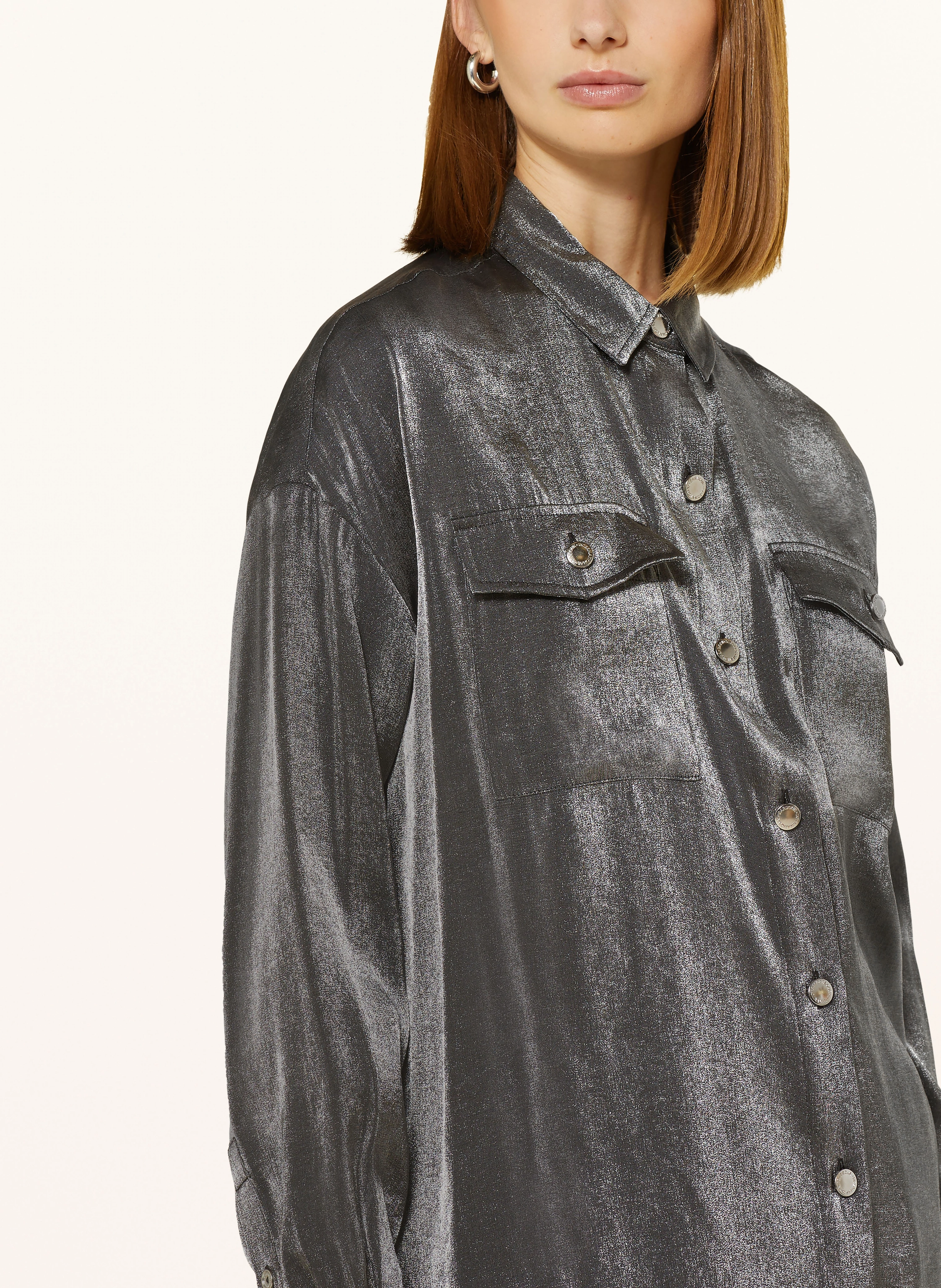 BARBOUR INTERNATIONAL Hemdbluse DELLA aus Satin