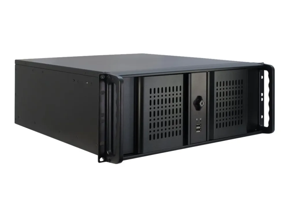 Inter-Tech IPC 4U-4098-S - Rack-monterbar - 4U - ATX - ingen strømforsyning (ATX) - USB