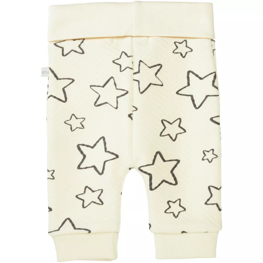 Staccato Hose ivory gemustert