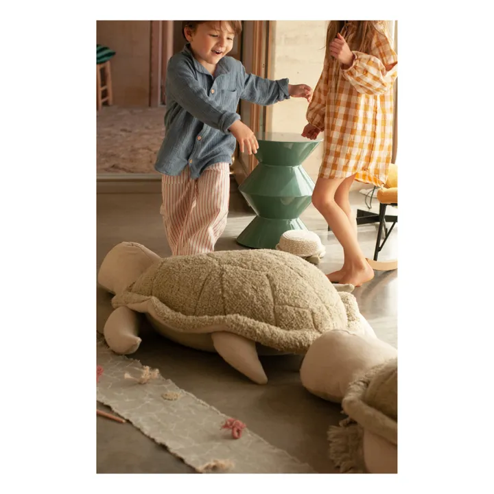 Lorena Canals Pouf Mrs Turtle | Olive