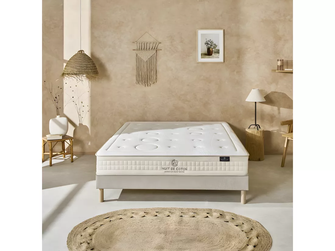 NUIT DE COTON | Matelas PRELUDE 2.0 60x120 cm | Latex 100% Naturel