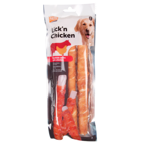 Barras de cachorro-quente Flamingo Lick'n Chicken