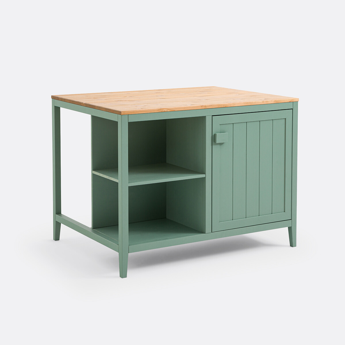 LA REDOUTE INTERIEURS<br>ilha de cozinha em pinho maciço, Carlos