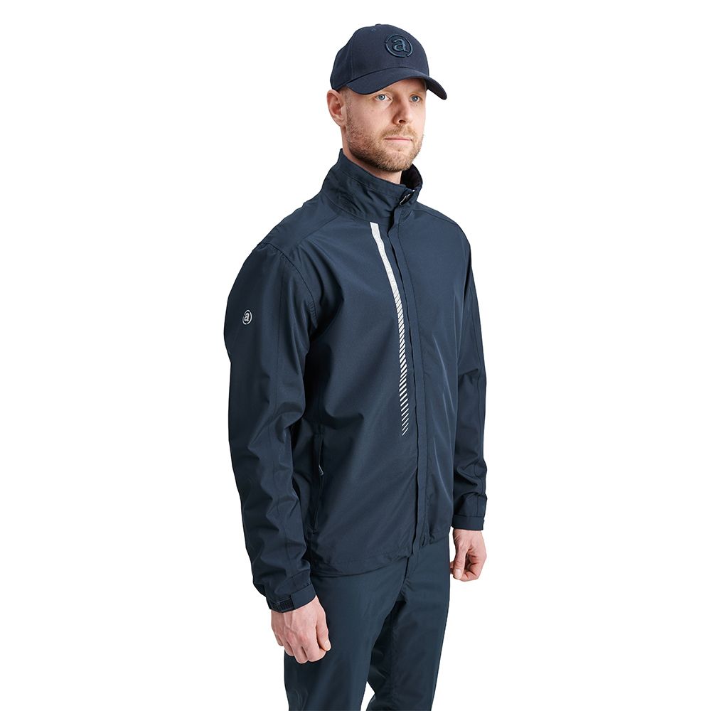 Links Stretch Regnjakke Herre Navy