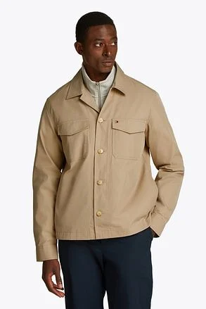 Tommy Hilfiger Overshirt Beige MW0MW38712-RBT kopen