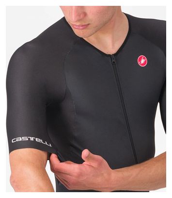 Combinaison Trifonction Castelli Core Tri Top Free Speed 3 Homme MC Noir