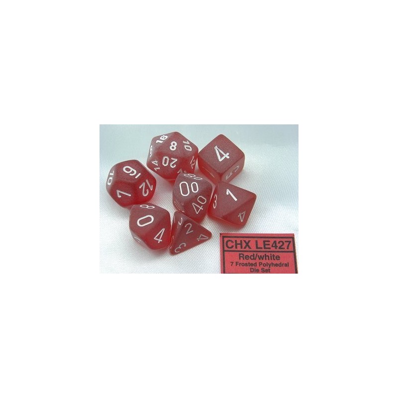 7 dés * givrés * ROUGE