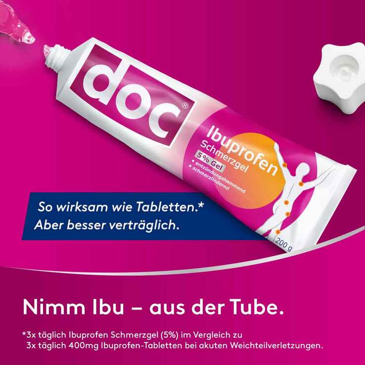 doc Ibuprofen Schmerzgel 5%, 100 g