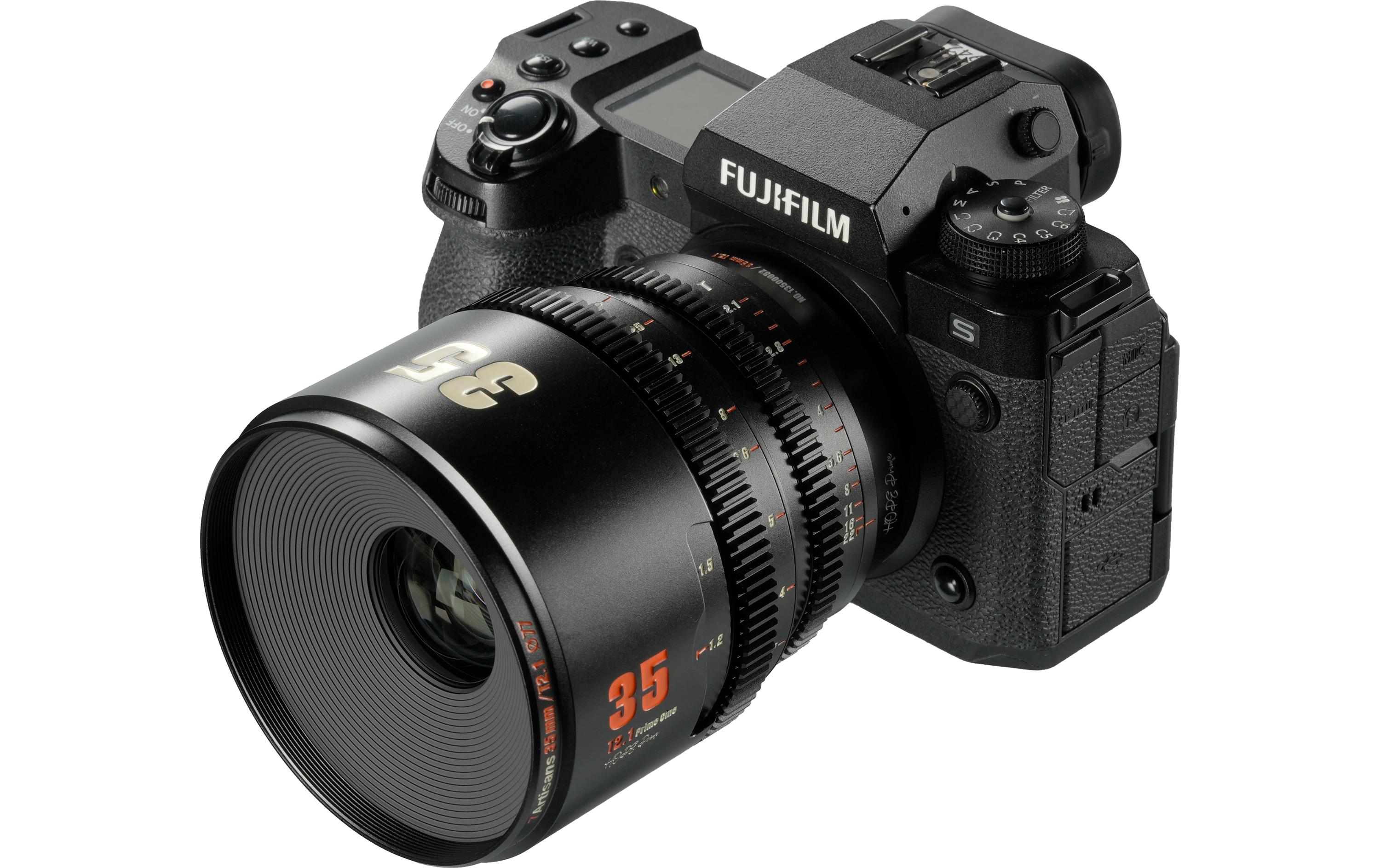 Festbrennweite 35mm T/2.1 – Fujifilm X-Mount<br>Kompaktes, leichtes Objektiv für Kameras mit Super35-Sensoren
