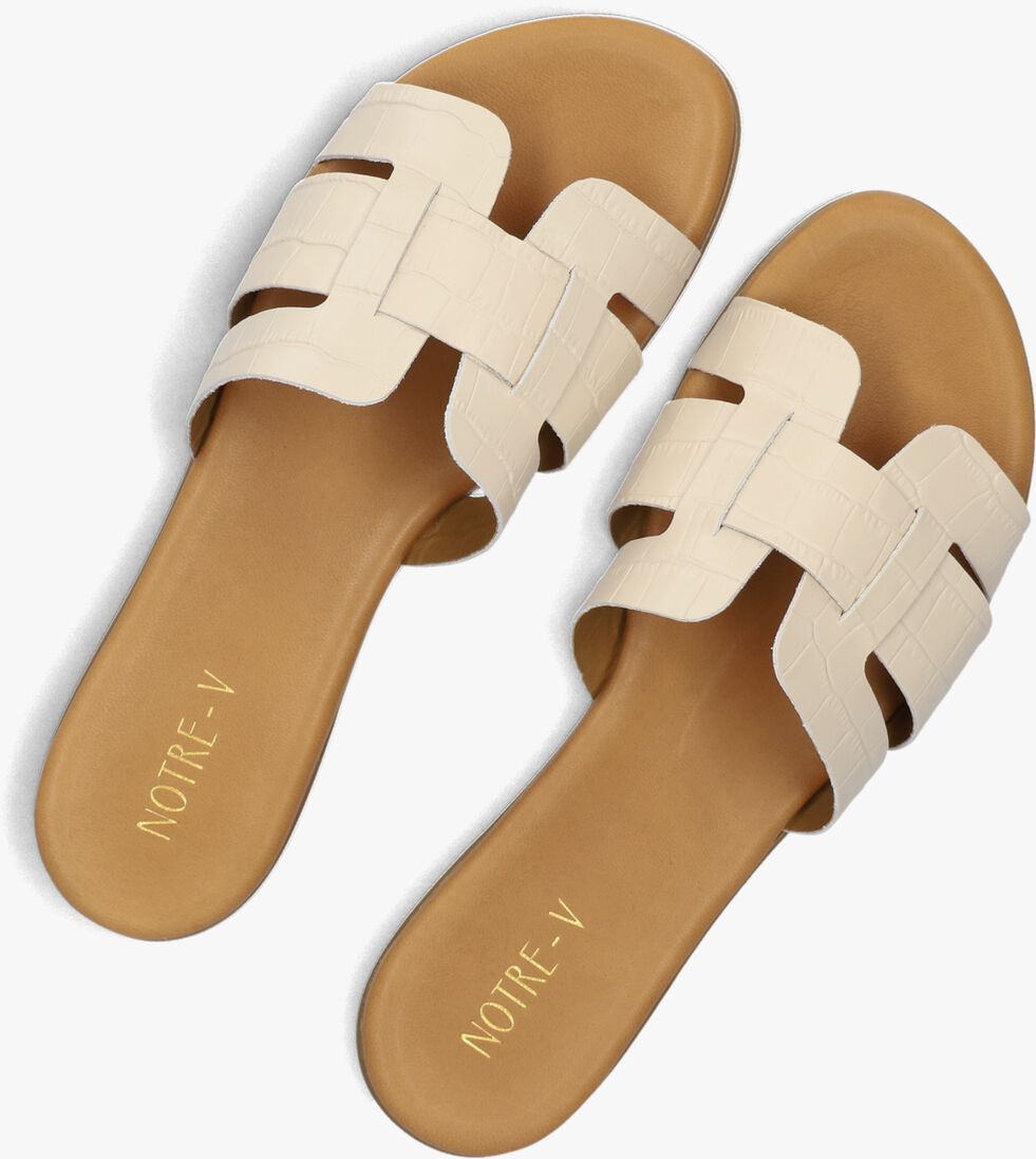 beige notre-v slippers 179874