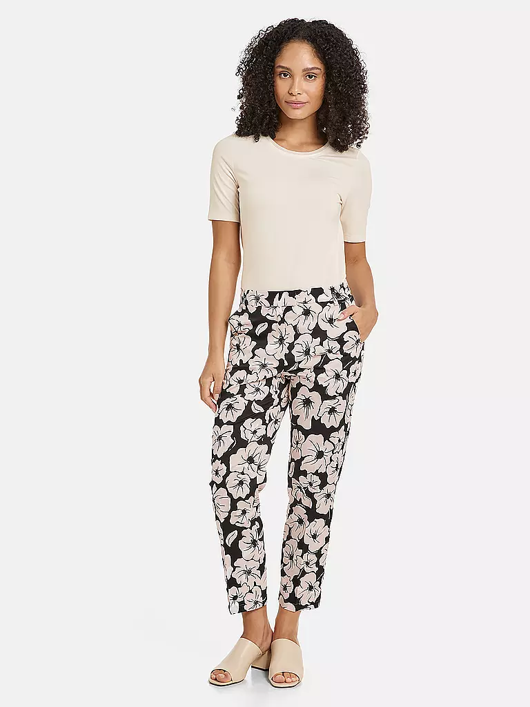 GERRY WEBER Businesshose schwarz