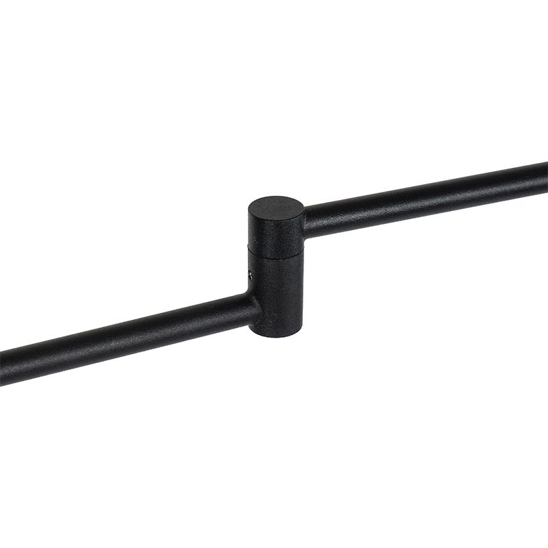 Design vloerlamp zwart incl. LED met touch dimmer - Notia