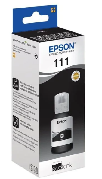 Epson - T111 EcoTank Pigmented Ink Bottle