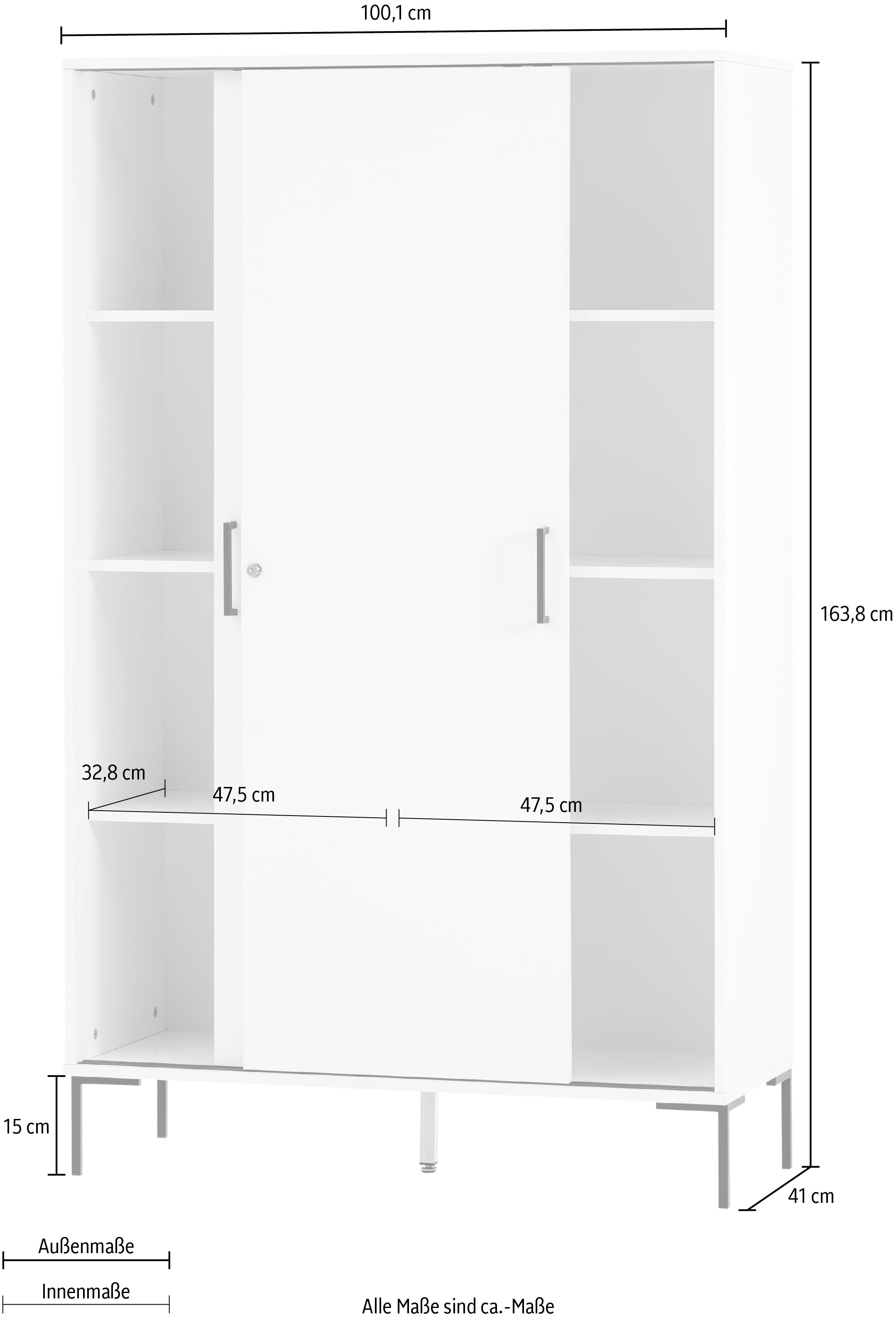 Schildmeyer Aktenschrank »Serie 2000« Breite 100,1 cm