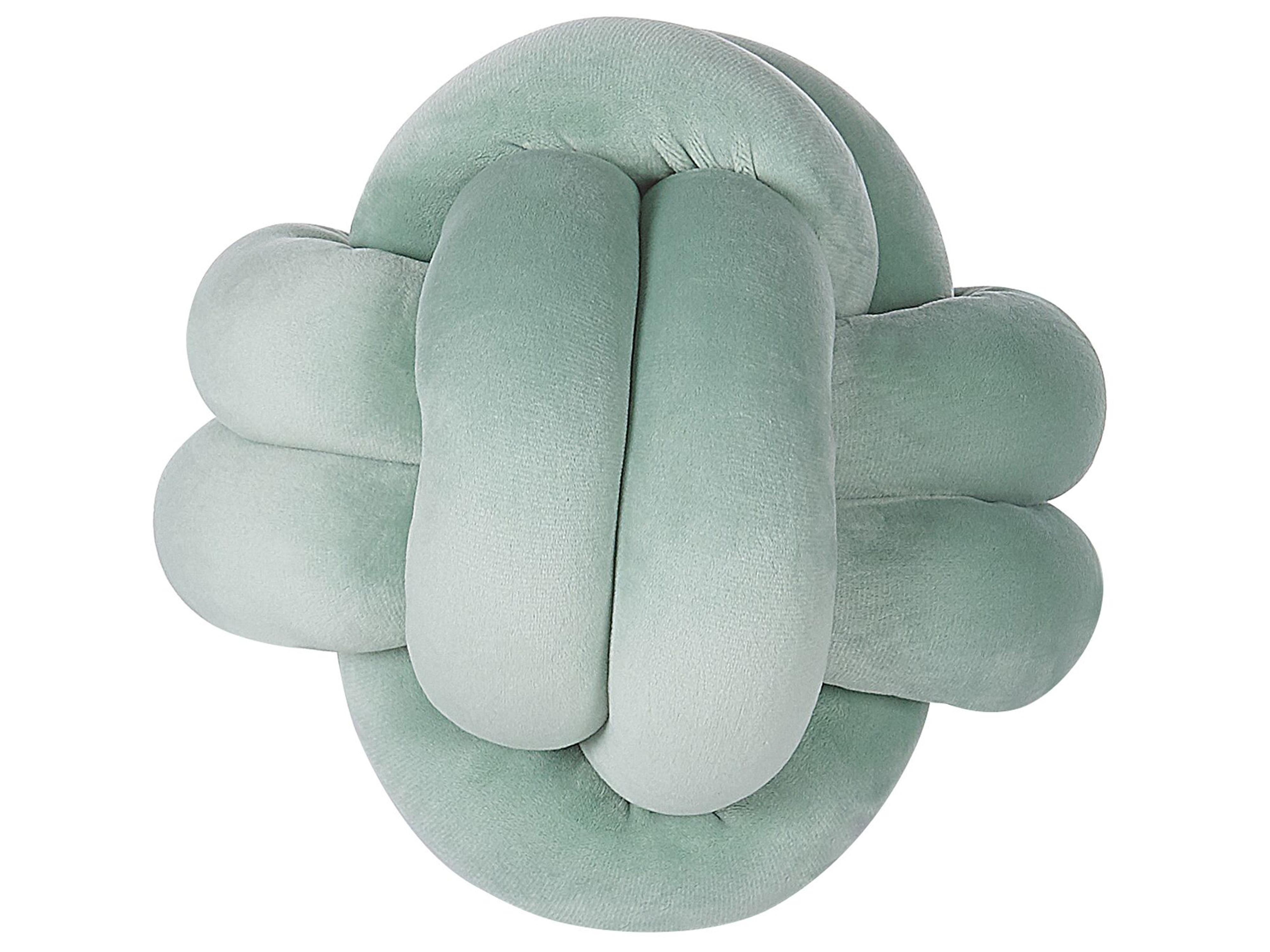 Sierkussen MALNI Fluweel 20 x 20 cm Mintgroen effen