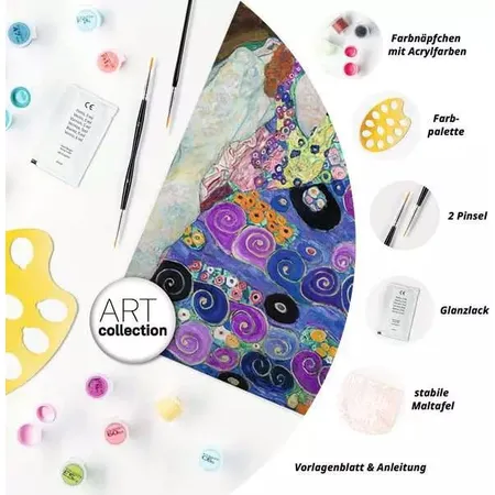 Ravensburger CreArt ART Collection: Virgin (Klimt) - Malen nach Zahlen für Erwachsene
