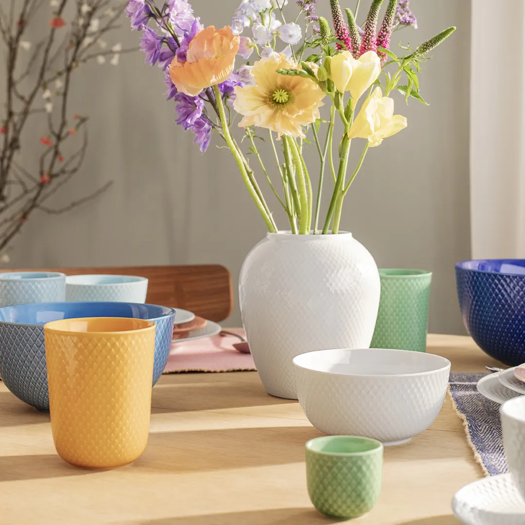 Lyngby Porcelæn Rhombe Color Æggebæger