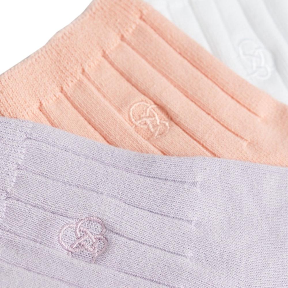 Superdry Chaussettes Orange/Mauve/Blanc Femme Superdry Ankle Sock