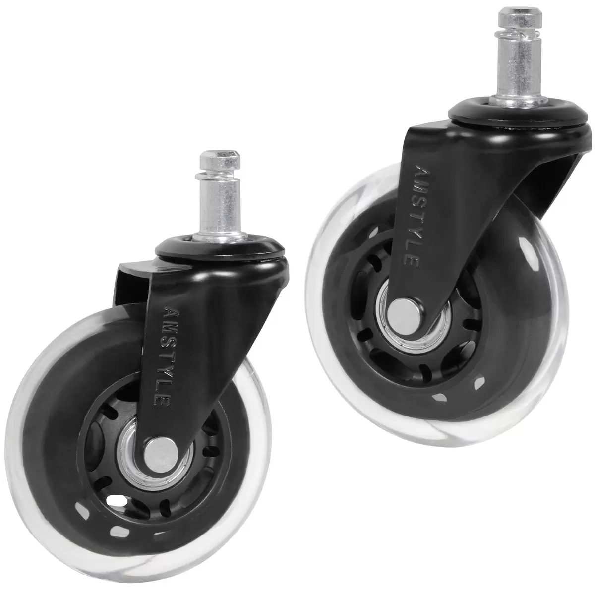 Rollen - 5er Set Rodas Schwarz