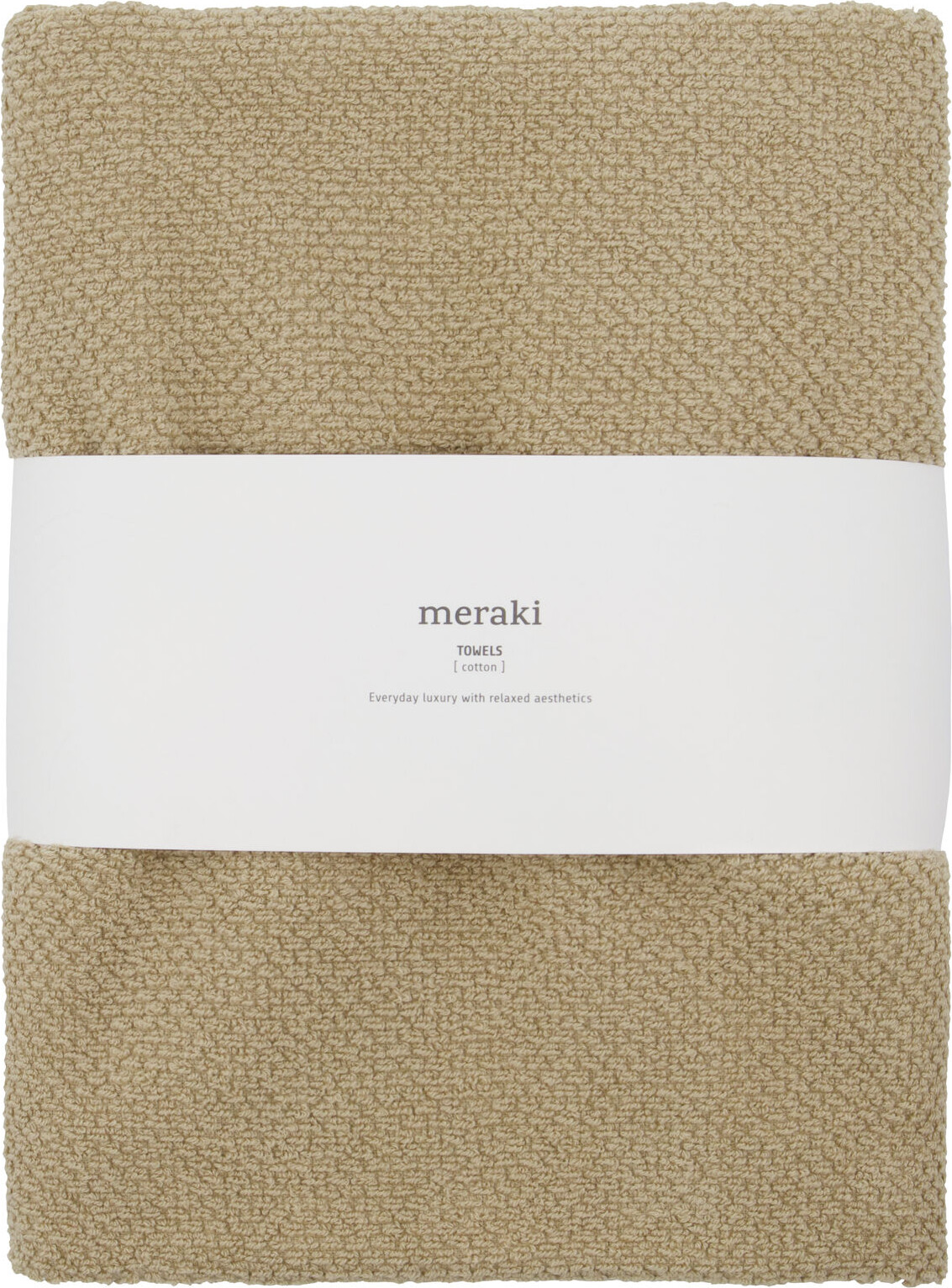 Meraki - Håndklæde - Solid - Safari - 50X100 CM