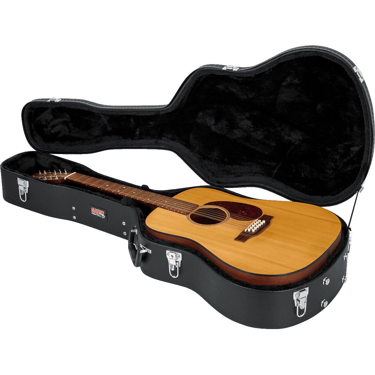 Gator Cases GWE-DREAD12 houten koffer voor 12-snarige dreadnought westerngitaar