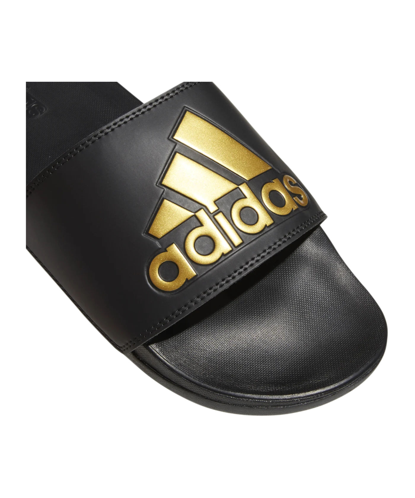 adidas Adilette Comfort Badelatsche Schwarz Gold
