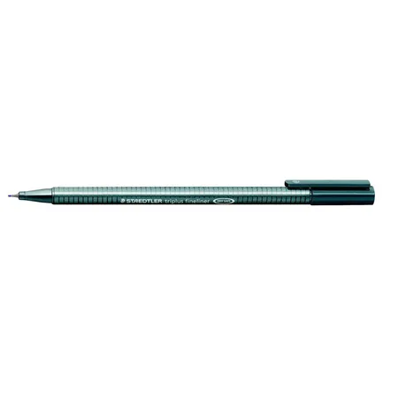 STAEDTLER® 334-8 triplus Fineliner, dreikant, 0,3 mm, grau