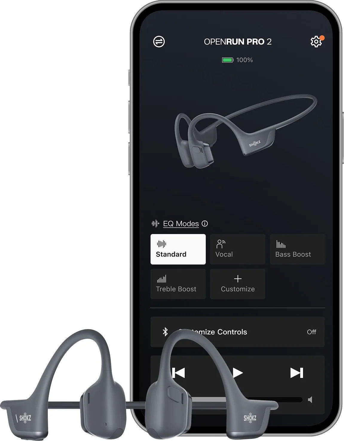 Shokz Open Run Pro 2 Noir Écouteurs Bluetooth