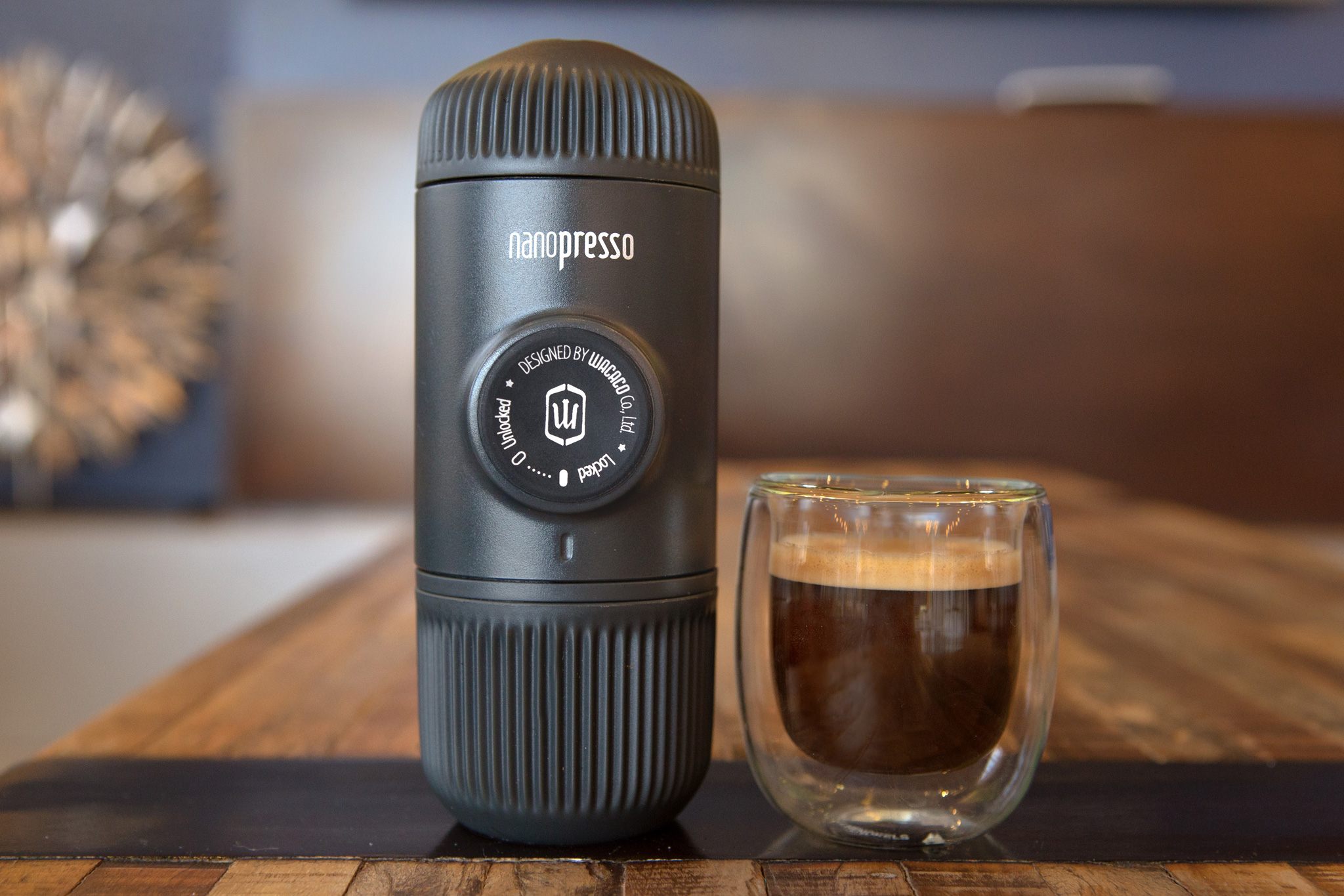 Wacaco Nanopresso draagbare espressomachine met hoes - Black