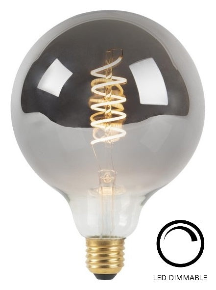Highlight E27 4Watt Smoke Spiraal 95mm  Dimbaar