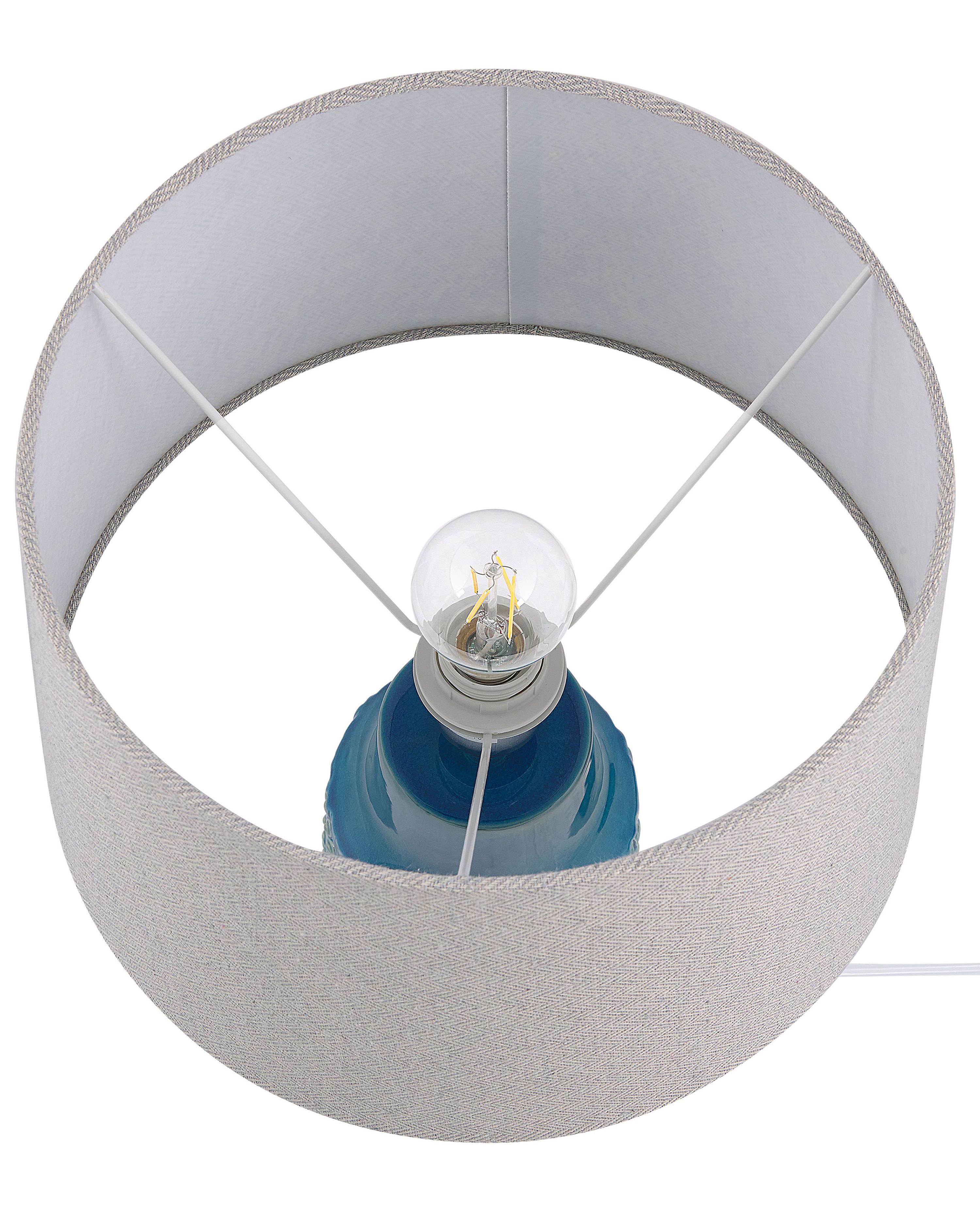 Tafellamp THAYA Keramiek Blauw