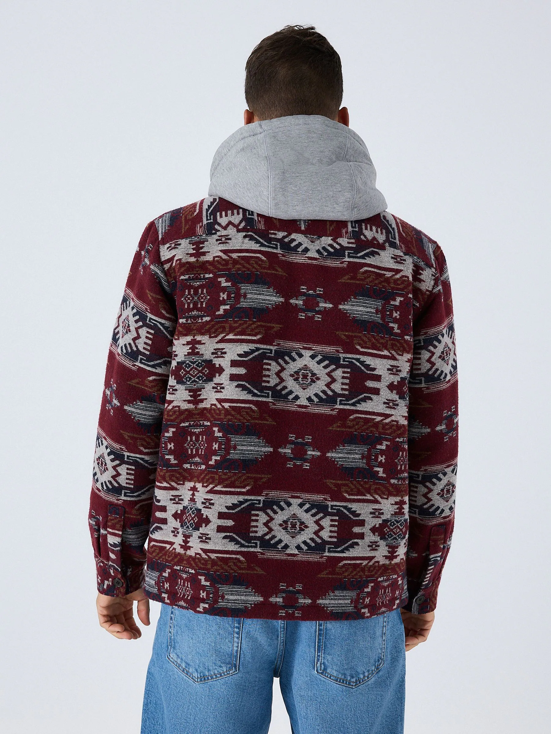 Bordeauxrood - Navajo Style Shacket