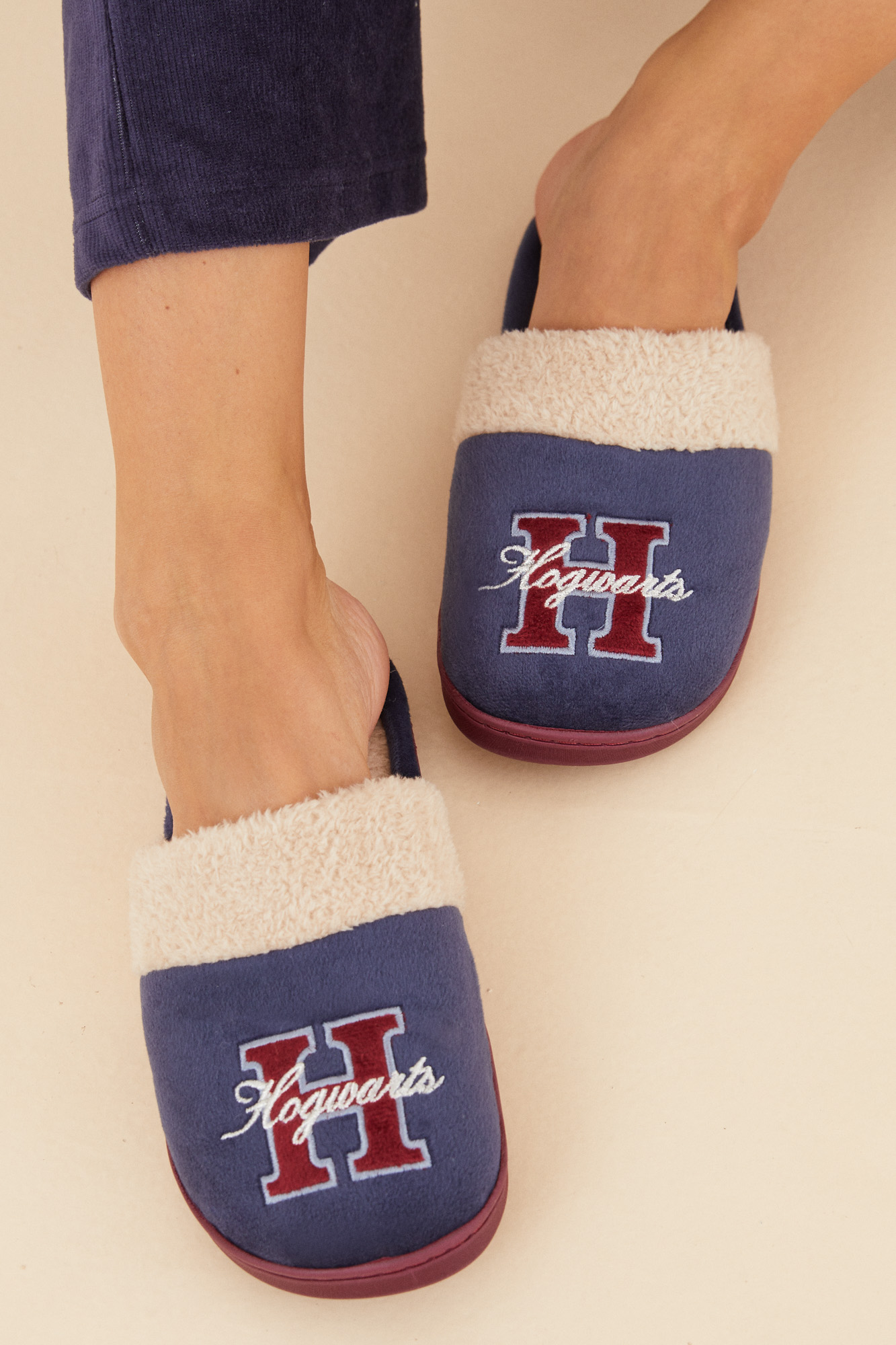 Chinelo de banho Harry Potter, azul marinho