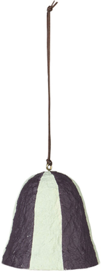 Broste Copenhagen Stripe Pulp Juletræspynt Blackberry purple, bomuldspulp