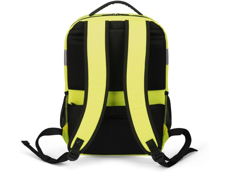 DICOTA Rucksack Hi-Vis 24 l – Gelb Maximale Sichtbarkeit und Arbeitssicherheit für den Outdoor-Einsatz
