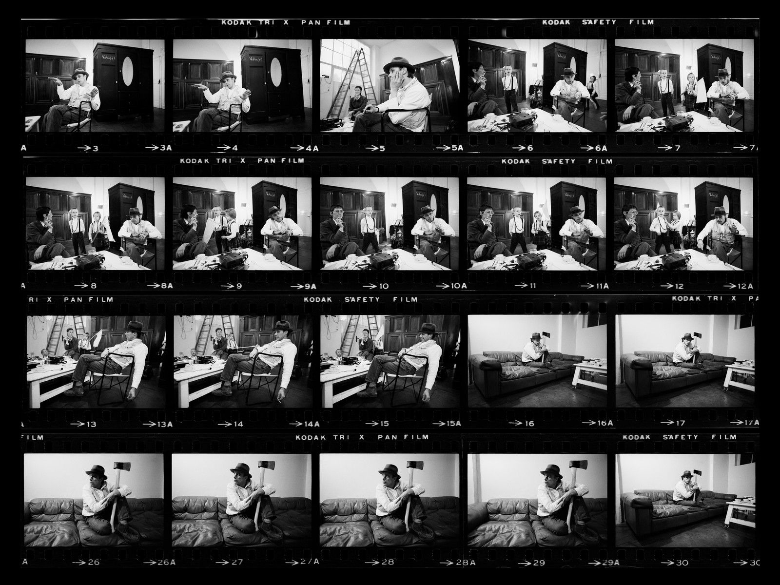 Joseph Beuys, Kontaktbogen by Robert Lebeck - Limited Edition. Edition of: 100. Signed.