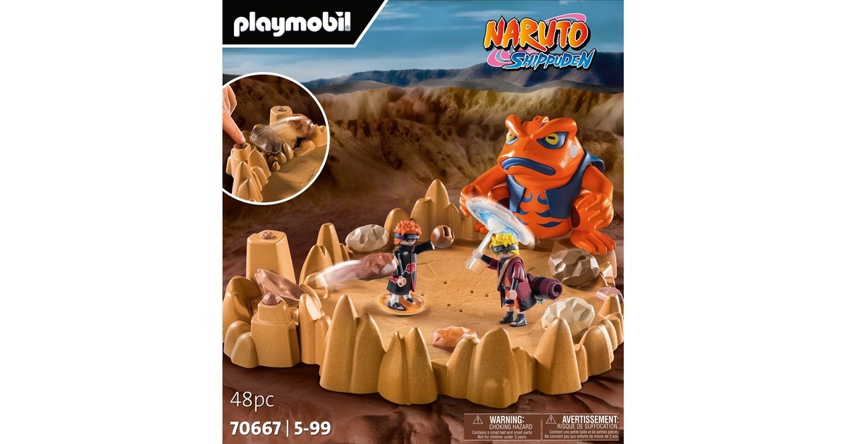 PLAYMOBILNaruto - Naruto vs. Pain Constructiespeelgoed  (70667)