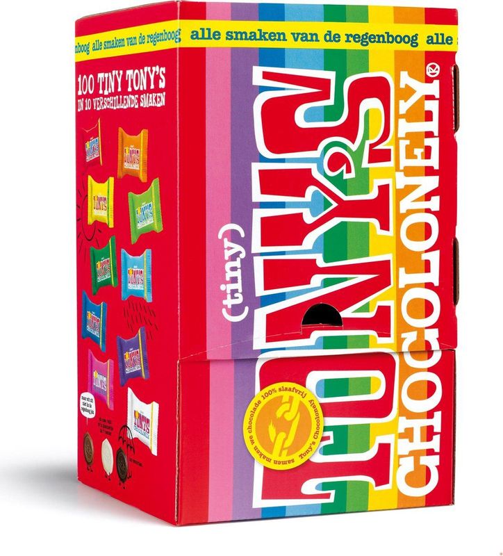 Tony's Chocolonely - Tiny Tony's - Chocolade - 100 Stuks - 900g
